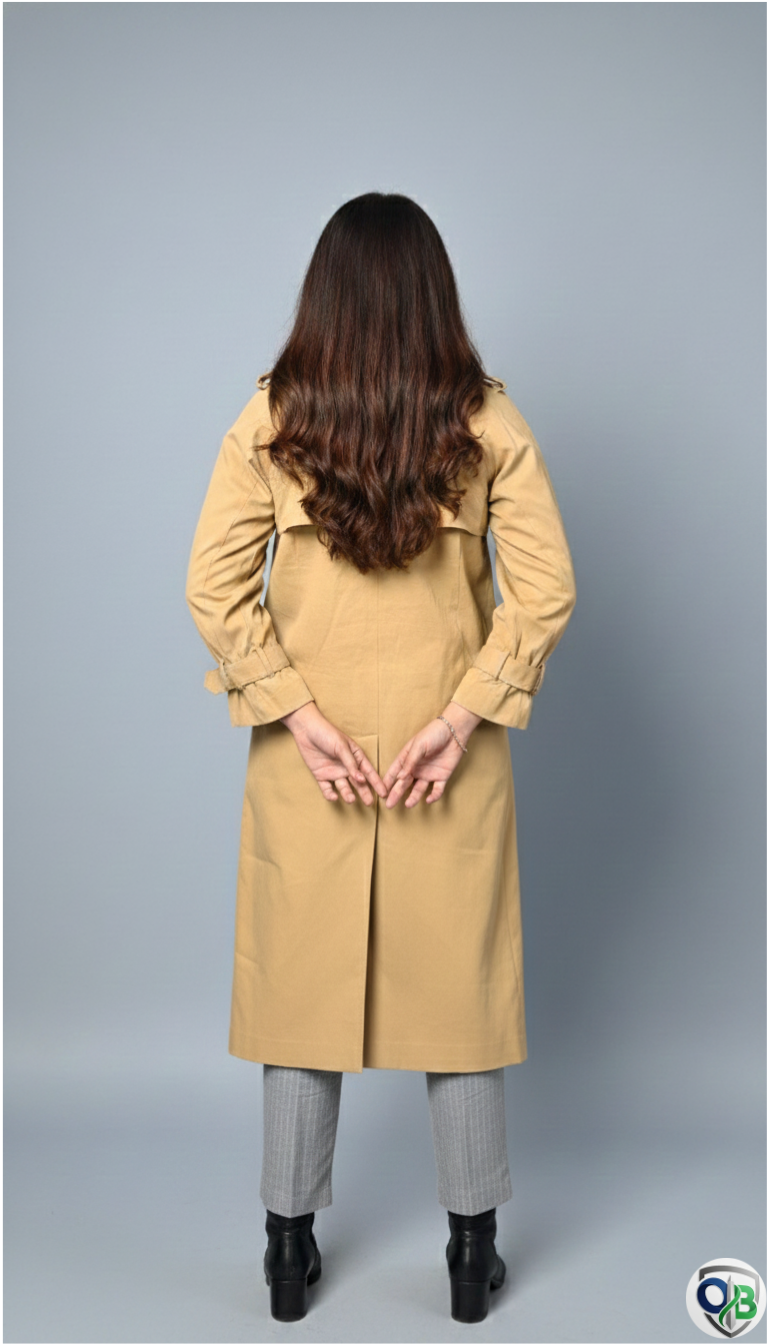 American Eagle Brown Solid Trench Coat - Image 2